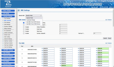 IMEI Setting